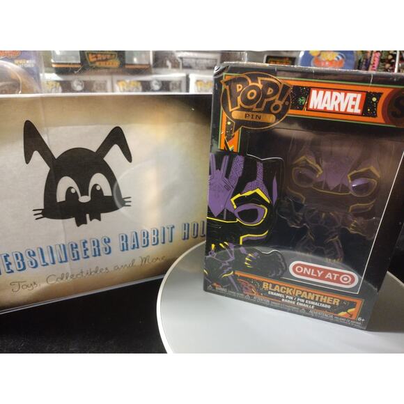 Funko Jewelry - Funko POP! Pin Marvel Black Panther Enamel Pin Target SE New